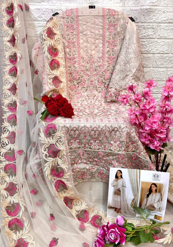 MUSHQ M 230 A TO D PAKISTANI SUITS WHOLESALE