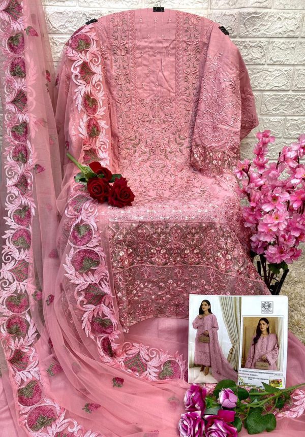 MUSHQ M 230 A TO D PAKISTANI SUITS WHOLESALE