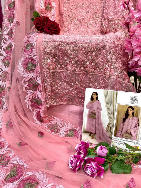 MUSHQ M 230 A TO D PAKISTANI SUITS WHOLESALE