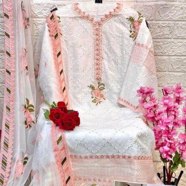 MUSHQ M 235 B PAKISTANI SUITS WHOLESALE