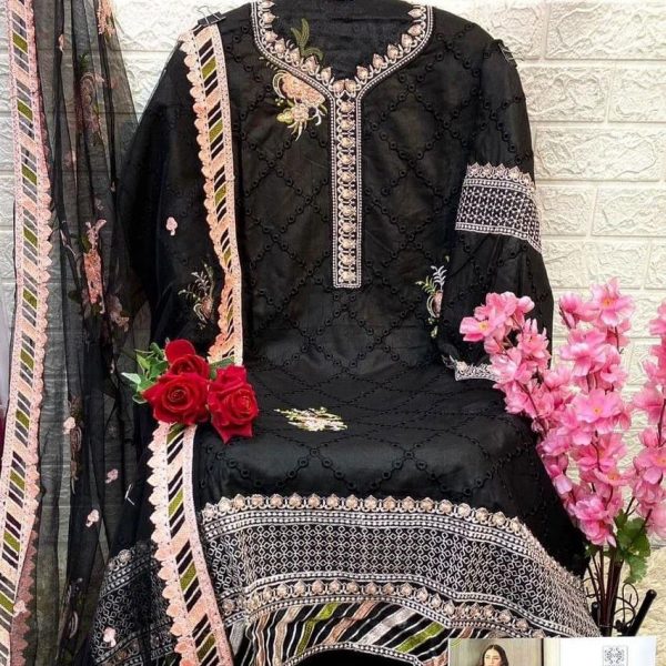 MUSHQ M 235 PAKISTANI SUITS WHOLESALE