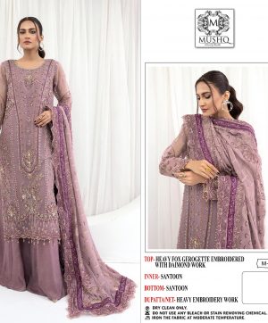 MUSHQ M 248 PAKISTANI SUITS IN INDIA