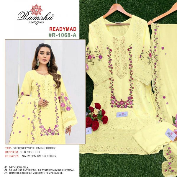 RAMSHA FASHION R 1068 A READYMADE SUITS