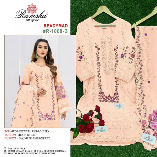 RAMSHA FASHION R 1068 B READYMADE SUITS