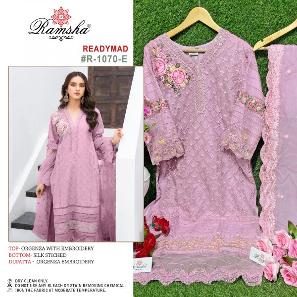 RAMSHA FASHION R 1070 E TO H READYMADE SUITS