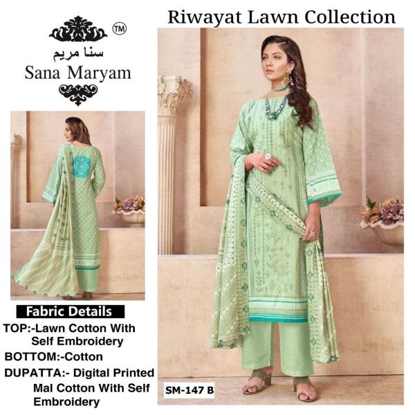 SANA MARYAM SM 147 B RIWAYAT SALWAR SUITS