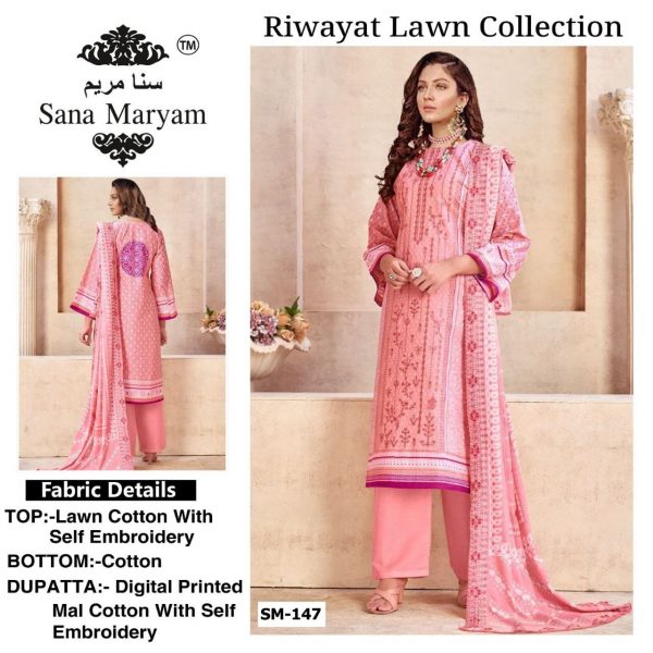 SANA MARYAM SM 147 RIWAYAT SALWAR SUITS