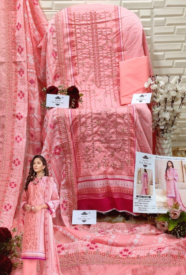 SANA MARYAM SM 147 RIWAYAT SALWAR SUITS