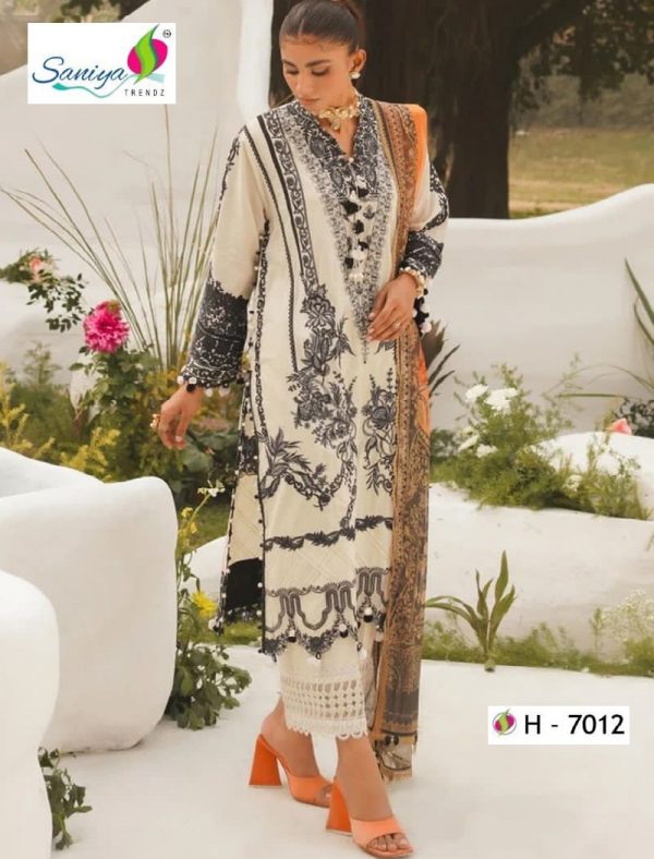 SANIYA TRENDZ H 7012 PAKISTANI SUITS IN INDIA