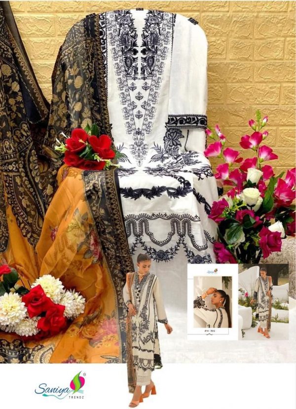 SANIYA TRENDZ H 7012 PAKISTANI SUITS IN INDIA