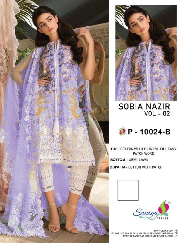 SANIYA TRENDZ P 10024 B SOBIA NAZIR VOL 2 SUITS