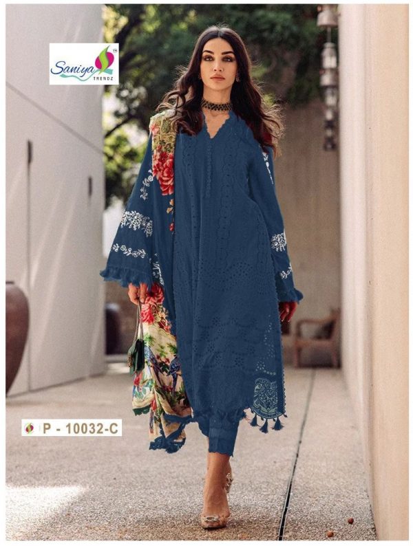 SANIYA TRENDZ P 10032 C SALWAR SUITS WHOLESALE