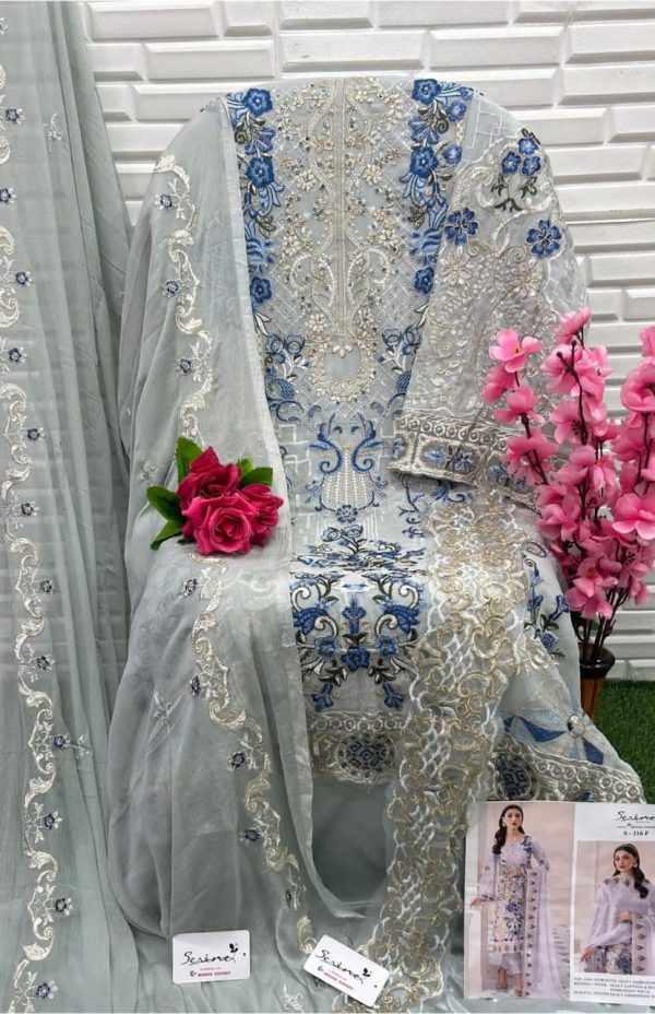 SERINE S 116 E TO H PAKISTANI SUITS IN INDIA