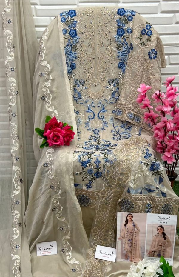 SERINE S 116 E TO H PAKISTANI SUITS IN INDIA