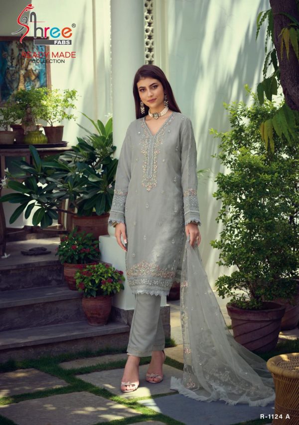 SHRE FABS R 1124 A READYMADE SALWAR SUITS