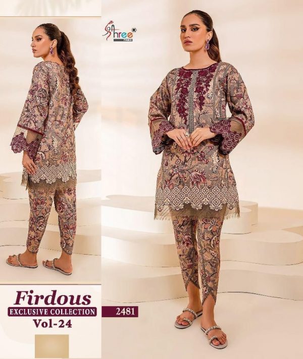 SHREE FABS 2481 FIRDOUS VOL 24 SALWAR SUITS