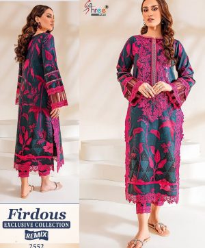 SHREE FABS 2552 FIRDOUS REMIX PAKISTANI SUITS