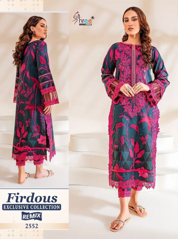 SHREE FABS 2552 FIRDOUS REMIX PAKISTANI SUITS