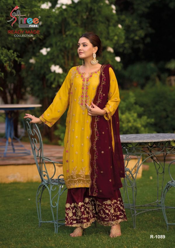 SHREE FABS R 1089 READYMADE SALWAR SUITS