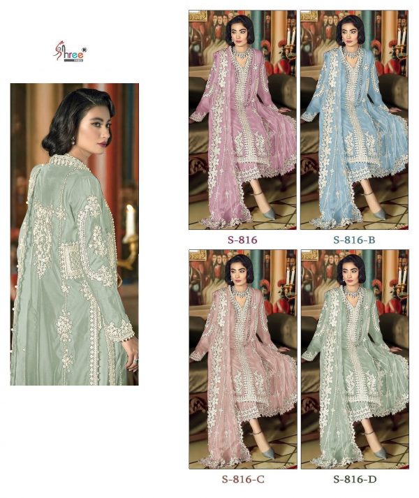 SHREE FABS S 816 SERIES PAKISTANI SUITS