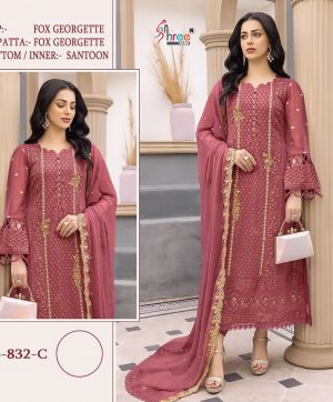 SHREE FABS S 832 C PAKISTANI SUITS WHOLESALE