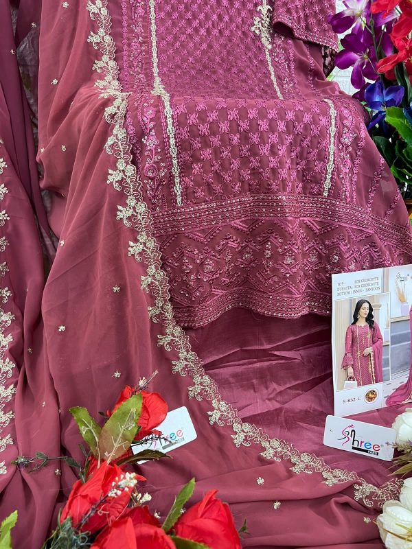 SHREE FABS S 832 C PAKISTANI SUITS WHOLESALE