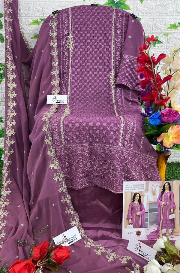 SHREE FABS S 832 PAKISTANI SUITS WHOLESALE