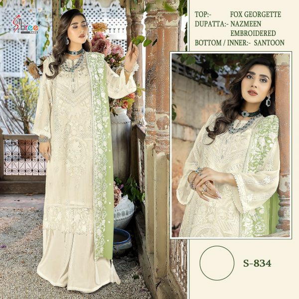 SHREE FABS S 834 SERIES PAKISTANI SUITS