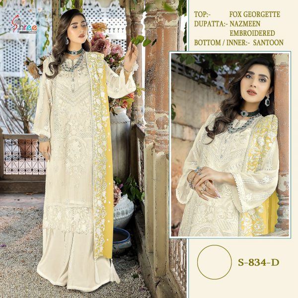 SHREE FABS S 834 SERIES PAKISTANI SUITS