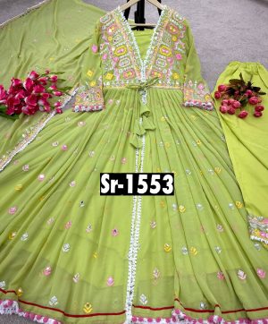 SHREE HARI SR 1553 C DESIGNER SUITS WHOLESALE