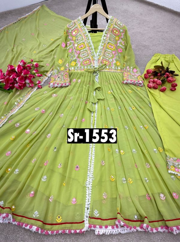 SHREE HARI SR 1553 C DESIGNER SUITS WHOLESALE