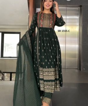 SHREE HARI SR 1555 C DESIGNER SUITS MANUFACTURER