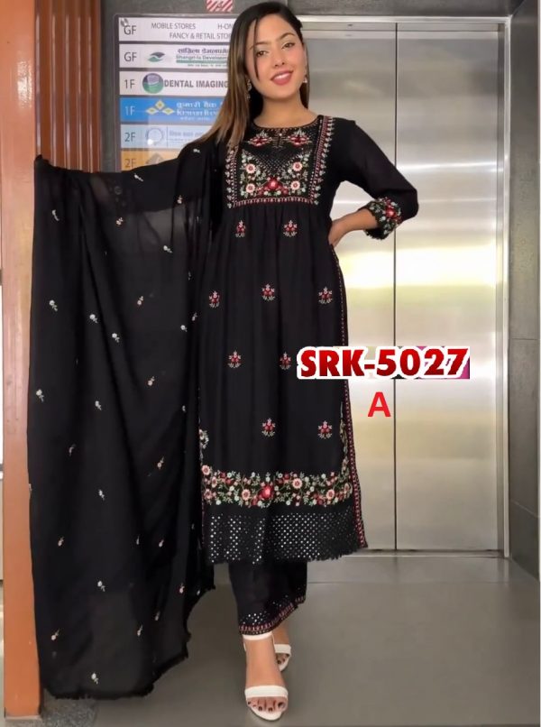 SHREE HARI SRK 5027 A DESIGNER READYMADE SUITS