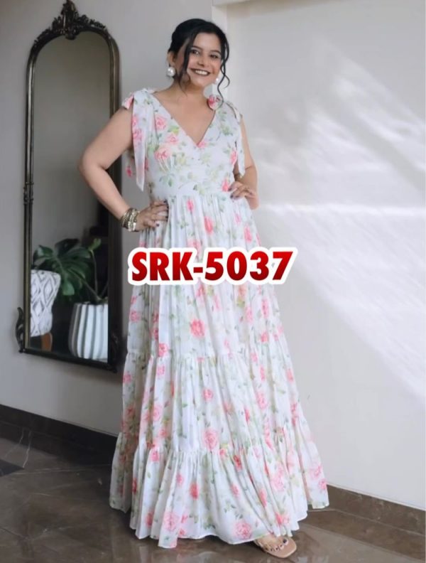 SHREE HARI SRK 5037 DESIGNER GOWN WHOLESALE