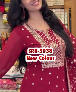 SHREE HARI SRK 5038 B DESIGNER SUITS WHOLESALE