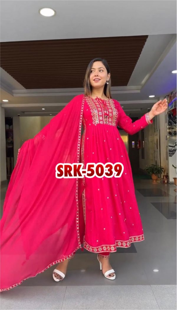 SHREE HARI SRK 5039 DESIGNER SUITS WHOLESALE