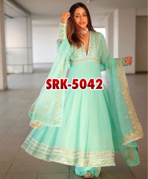 SHREE HARI SRK 5042 DESIGNER SUITS WHOLESALE