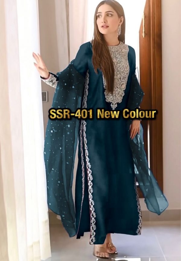 SHREE HARI SSR 401 B DESIGNER SUITS WHOLESALE