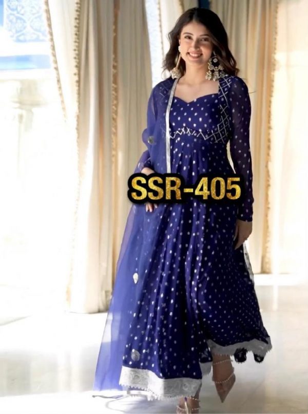 SHREE HARI SSR 405 DESIGNER GOWN WHOLESALE