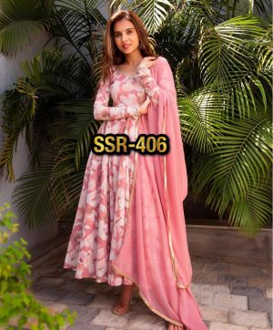 SHREE HARI SSR 406 DESIGNER GOWN WHOLESALE