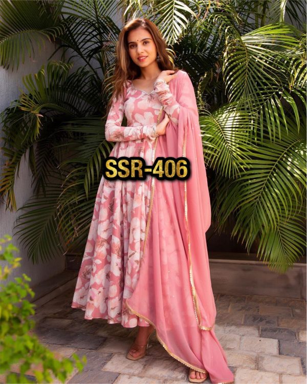 SHREE HARI SSR 406 DESIGNER GOWN WHOLESALE