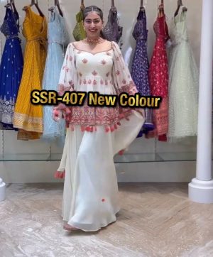 SHREE HARI SSR 407 B DESIGNER SUITS WHOLESALE