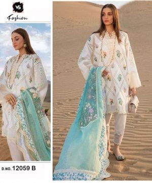 VS FASHION 12059 B PAKISTANI SUITS WHOLESALE