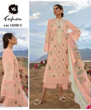 VS FASHION 12059 C PAKISTANI SUITS WHOLESALE