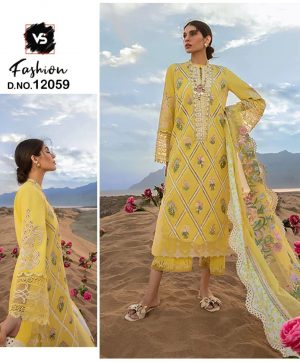 VS FASHION 12059 PAKISTANI SUITS WHOLESALE