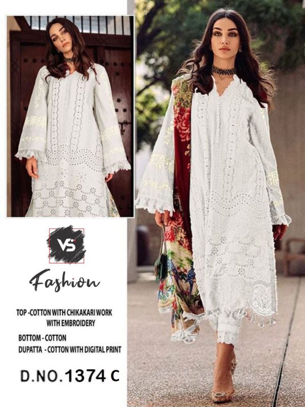 VS FASHION 1374 C PAKISTANI SUITS IN INDIA