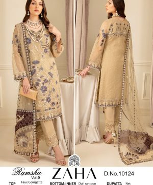 ZAHA 10124 RAMSHA VOL 9 SALWAR SUITS