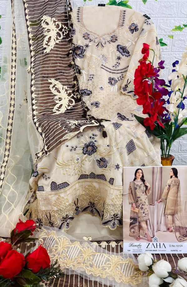 ZAHA 10124 RAMSHA VOL 9 SALWAR SUITS