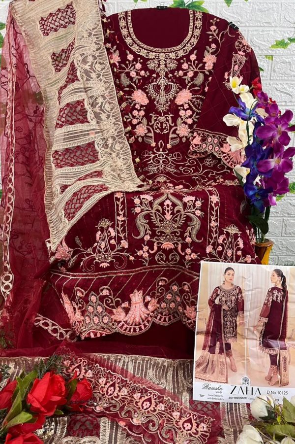 ZAHA 10125 RAMSHA VOL 9 SALWAR SUITS