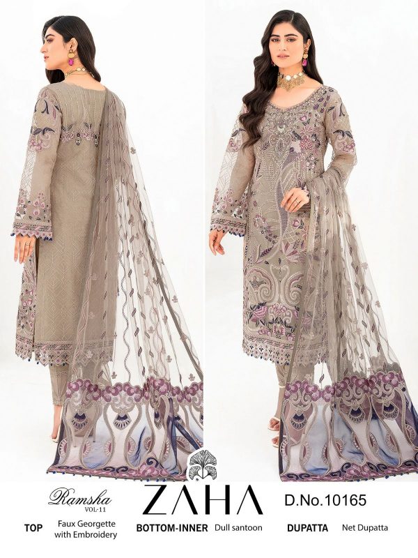 ZAHA 10165 RAMSHA VOL 11 SALWAR SUITS